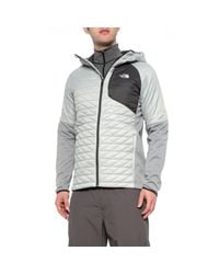 The North Face Gray Kilowatt Thermoball(r) Hooded Jacket for men
