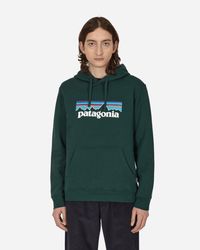 Patagonia P-6 Logo Uprisal Hooded Sweatshirt - Green