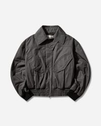 Dries Van Noten Viller Nylon Bomber Jacket in Black for Men | Lyst