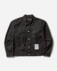 Neighborhood Men S Drip Suede Jacket in Black for Men | Lyst