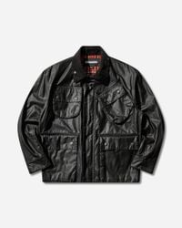 Neighborhood Men S Drip Suede Jacket in Black for Men | Lyst