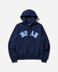 Noah Lightweight Zip Up Hoodie in Grey for Men | Lyst UK