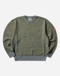Cav Empt Side Rib Loose Net Knit Sweater in Blue for Men | Lyst UK