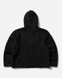 Our Legacy Funnel Neck Zip-Up Wool Sweater in Black for Men | Lyst
