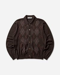 Our Legacy S Evening Polo Soft Duke Argyle in Black for Men | Lyst