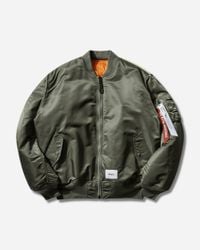 WTAPS X Alpha Industries N-3B Parka Jacket in Green for Men | Lyst