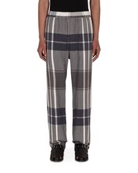 Noma T.D Plaid Easy Trousers - Grey