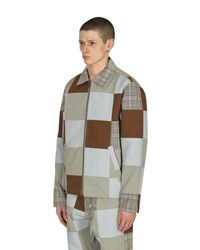 stussy patchwork overcoat
