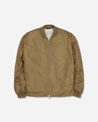 Oamc Peacemaker Minimal Bomber Jacket in Black for Men | Lyst