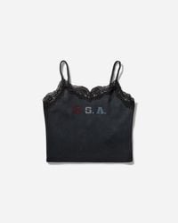 【GUESS USA】24fw VINTAGE LAYERED LACE TEE vintage layered lace tee | GUESS
