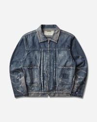 Neighborhood Men S Drip Suede Jacket in Black for Men | Lyst