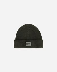 Neighborhood Washed Cable Beanie in Black for Men | Lyst