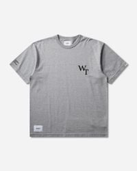WTAPS ACADEMY LOGO ロゴ Tシャツ グレー L WTAPS Academy Back Logo T-Shirt in Blue for Men | Lyst