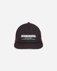 帽子 neighborhood CREW HAT neighborhood-Black-Mesh-Cap-1-