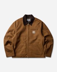 Carhartt INVINCIBLE Detroit Lサイズ ブラウン Carhartt Men S Invincible Reversible Max Detroit Jacket Hamilton