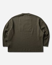 Cav Empt Overdye Forward Line Heavy Longsleeve T-Shirt in Blue for