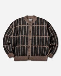 Cav Empt Collared Mesh Knit Cardigan Khaki in Green for Men | Lyst