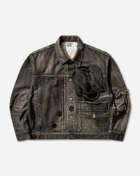 Neighborhood Men S Drip Suede Jacket in Black for Men | Lyst UK
