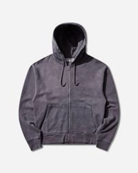 Our Legacy S Full Zip Hoodie Boston Check in Brown for Men | Lyst