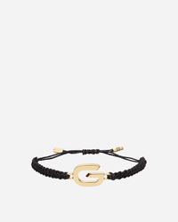 Givenchy G Link Cord Bracelet Black - Yellow