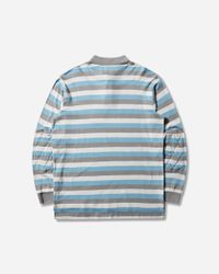 ERL Striped-Sleeves Polo Shirt in Black for Men | Lyst