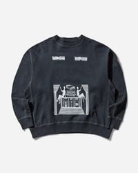 THUG CLUB S War Victim Crewneck Sweatshirt in Black for Men