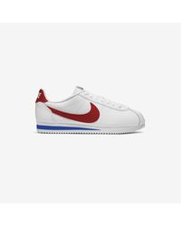 red nike cortez uk