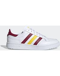 Adidas Lage Sneakers Team Court Schoenen in het White voor heren