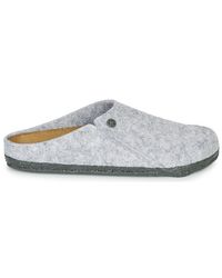 Birkenstock Wol Klompen Zermatt Standard in het Grijs voor heren - Lyst
