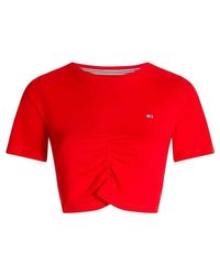 DW0DW10131 Debardeur Tommy Hilfiger en coloris Rouge | Lyst