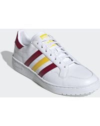 Adidas Lage Sneakers Team Court Schoenen in het White voor heren