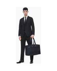 Calvin Klein K50k504627 Split Weekender Shoulder in Black for Men - Lyst