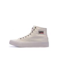 Tommy Hilfiger Hoge Sneakers in het Wit voor heren - Lyst