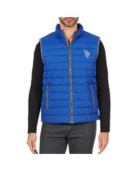 U.S. Polo Assn. veste homme, gris/bleu