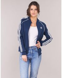 adidas blue tracksuit womens