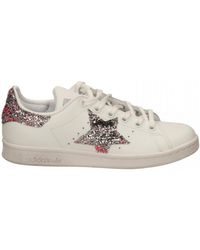 stan smith glitter rose