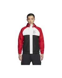 Veste Nsw Woven Hooded Jacket Nike pour homme en coloris Rouge - Lyst
