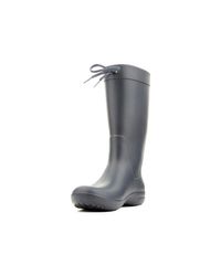 Crocs™ Lace Freesail Rain Boot 203541-410 Women's Wellington Boots In Blue  - Lyst