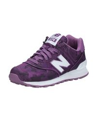 New Balance Nbwl574 Sneakers Women's Trainers In Purple - Lyst