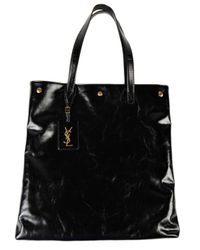 Saint Laurent - Black Noe Flat Tote - Lyst