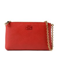 Dolce & Gabbana Red Calfskin Micro Bag