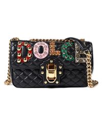 Dolce & Gabbana Black Tracolla Nappa