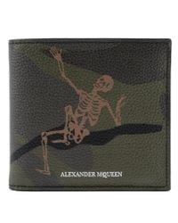Alexander McQueen Multicolor Skeleton Billfold 8cc for men