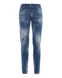 DSquared² Blue Cool Guy Proud Canack Light Wash Denim for men