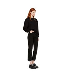 Pull molletonne noir Swallow Badge McQ Alexander McQueen en coloris Black
