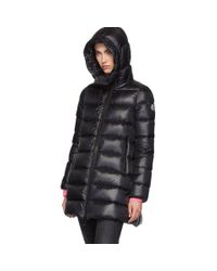 Moncler Black Down Suyen Hooded Coat