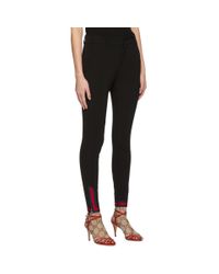 gucci web leggings