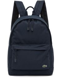 lacoste blue backpack