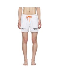 off white swim shorts vilebrequin