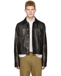 margiela leather jacket